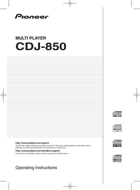 User manual Pioneer CDJ